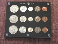 1951  PDS  UNCIRCULATED SILVER MINT  SET -CHOICE