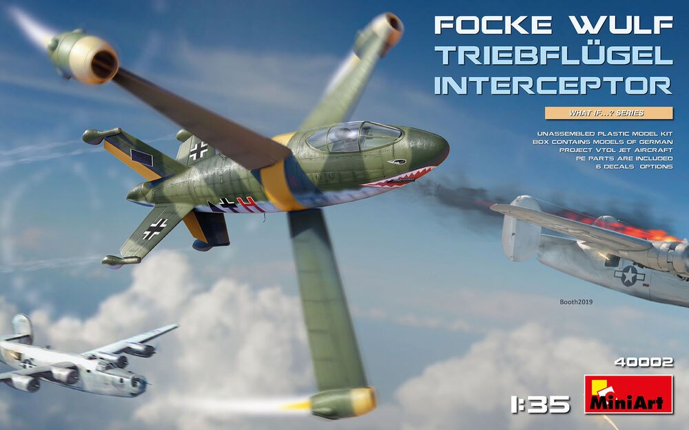 MiniArt 40002 Focke-Wulf aile de propulsion 1/35 avec pièces en photodécoupe