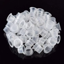 Tattoo Ink Cups 300PCS 14mm Medium Disposable Pigment Caps White 