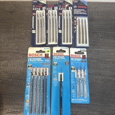 Bosch T-Shank Jigsaw Blade Lot T345XF T123X T118A T301CHM 7 Packs