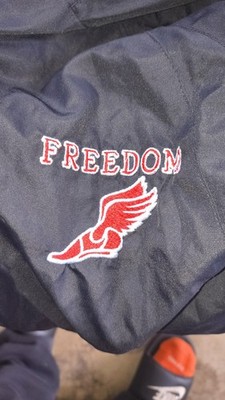 Small Women's Rain Proof Jacket Freedom Embroidered. 1 Of 1