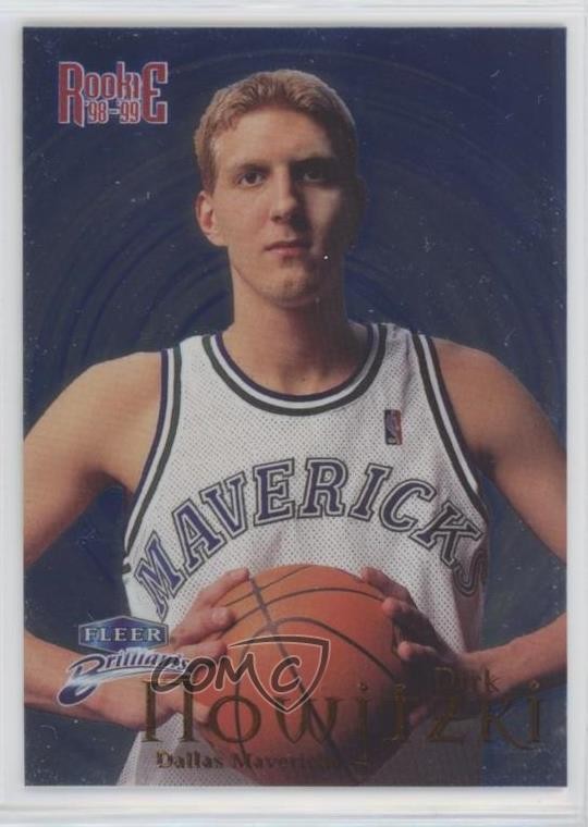1998-99 Fleer Brilliants Blue Dirk Nowitzki #109B HOF 0q9m