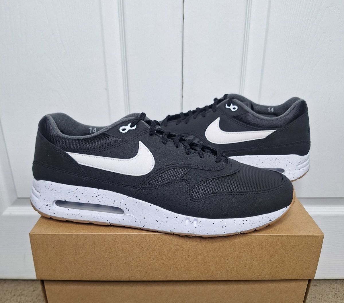 Nike Air Max 1 '86 OG Golf Big Bubble Black White Gum size 14