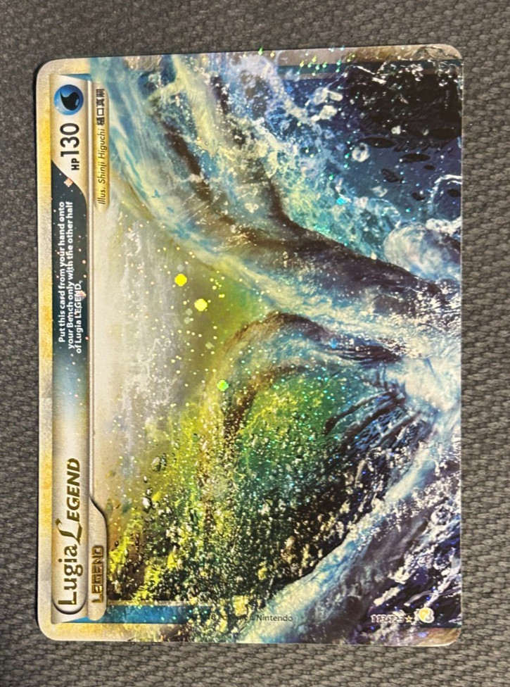 Pokemon Lugia Legend Holo Top Half Only HeartGold SoulSilver 113/123 - NM