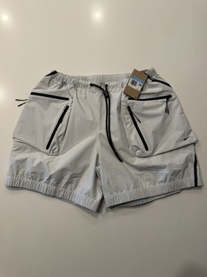 Nike Tech Super Lightweight Cargo Shorts White HJ2946-121 Mens M NWT