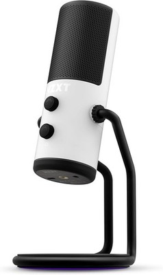 NZXT Capsule - Cardioid USB Microphone - Matte White