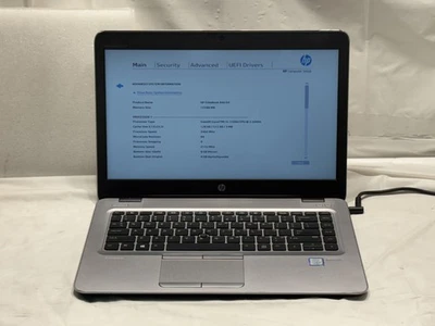 HP EliteBook 840 G4 Intel core i5-7200U @2.50GHz 12GB Laptop Computer No hdd - image 1 of 4