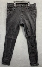 PacSun Denim Jeans Men's Size 34X32 Black Stacked Skinny Hip Hop Street