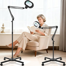 12X 30X Large Floor Magnifying Glass with Lig...