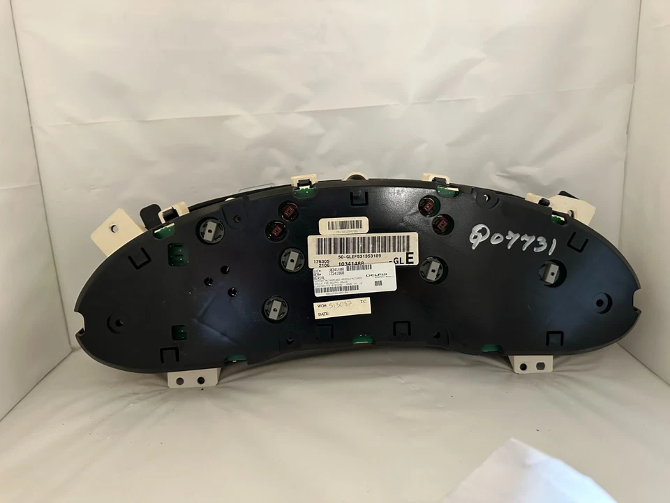 Cuadro de instrumentos velocímetro Buick Century 2003 y 04 193.582 millas LCD reconstruido Foto 2 de 3