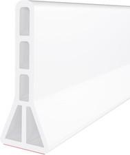 3" High Shower Threshold Water Dam 59 IN Collapsible Shower Water Splash Guard f