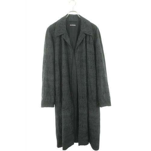 Abrigo Raglán Bordado Balenciaga 19SS 571521 TER03 Hombre 46 Usado a89e37e96404f8 - Imagen 2 de 4