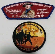 Patches Shawnee Trails Council 2010 2008 Camporee IL KY TN Scouting BSA  Unused