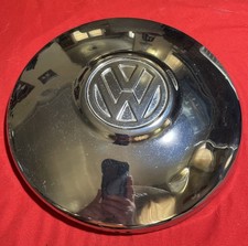 Volkswagen Super Beetle Wheel Dog Dish Hubcap Center Cap Chrome 1970 1971 1972