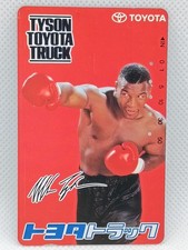 Mike Tyson Toyota Phone Card Japan Vintage Boxing Promo Card Rare JAPAN