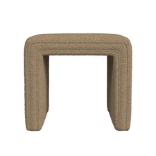 Modern Channel Tufted Ottoman Home Décor|Ottoman for Living Room & Bedroom - ...