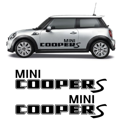 Paire D'autocollants Stickers MINI COOPER S Pour Ailes Avant - Décoratifs - Fabriqués En France - Pour Personnalisation