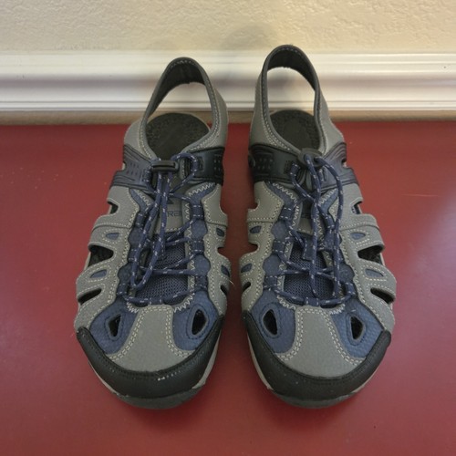 Ozark Trail Men's Gray/Black Hiking Outdoor Waterproof Closed Toe Sandals Size 9
