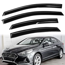 For 2015-2019 Hyundai Sonata Sedan Window Visor Vent Shade Rain Guard Deflectors