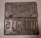 1971 MICHIGAN LICENSE PLATES MATCHING SET  # KFP 415 — photo 2