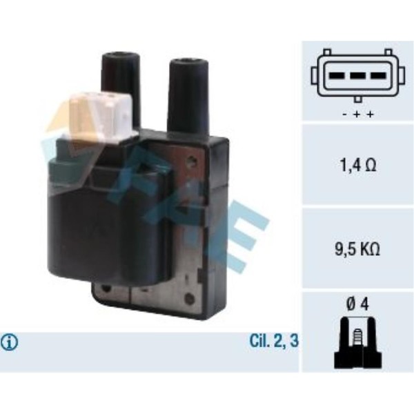 FAE ZüNdspule ZüNdzentrale FüR Renault Kangoo KC0 1 Clio II BB CB FC0 1-image