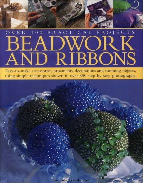 Beadwork and Ribbons Get Bold and Inventive with Beads by Lisa Brown HARDBACK - Image 2