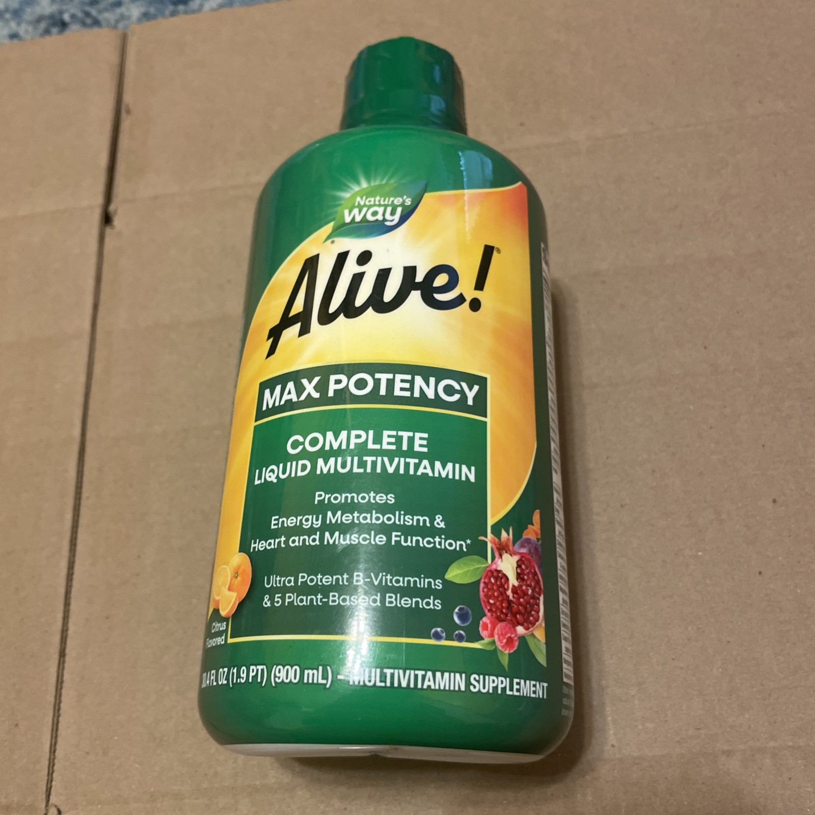 Nature's Way Alive! Max Potency Liquid Multivitamin for Women & Men 30.4oz 2026+