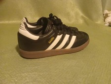 Addias Sambas Size 4 Youth Kids Boy's Used Good Condition