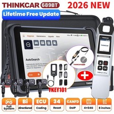 THINKCAR Thinkscan 689 BT Auto Diagnostic Bidirectional OBD2 Scanner Tool TPMS
