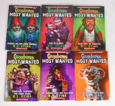Goosebumps Most Wanted books 1 -6 by R. L. Stine Book Lot