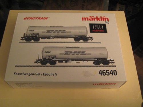 Marklin HO 46540 DB DHL 2 Tankwagen-Set EUROTRAIN Exklusiv Epoche V Neu OVP | Zustand: Neu