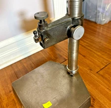 Starrett #636 Indicator / Comparator Stand - 24" Tall - Cast Iron Surface Plate