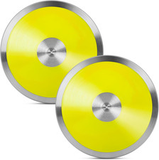 Sports Training Discus, for School Track  Field, Nylon Discus, Steel Rim Center