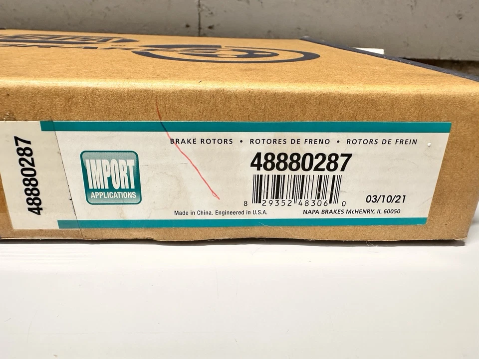 Par de rotores de disco de freno trasero Mazda 3 2004-2013 Foto 4 de 4