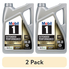 (2 pack) Mobil 1 0w20 EP Oil 5 Qt Bottle Dexos Full Synthetic Motor Oils 53.56 per gallon