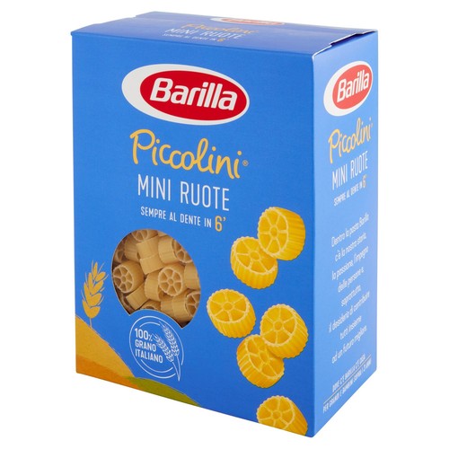 Barilla Piccolini Grano Italiano Mini Ruote 500g - Bild 10 von 11