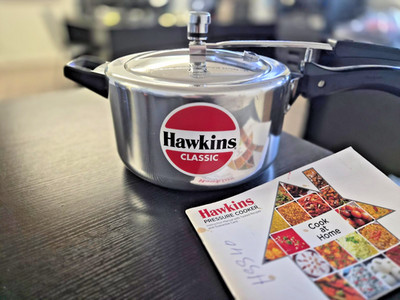 Hawkins Classic 4 L Aluminum Stovetop Pressure Cooker