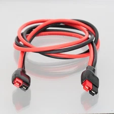 DC Power 2-pole box battery 45A / 30A plug DC Supply Extension Cable 12AWG 3FT