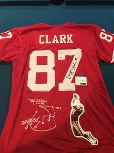 dwight clark signed jersey