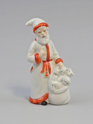 9942814 Wagner&apel Porcelain Figurine Santa Claus Saint Claus H11, 2in