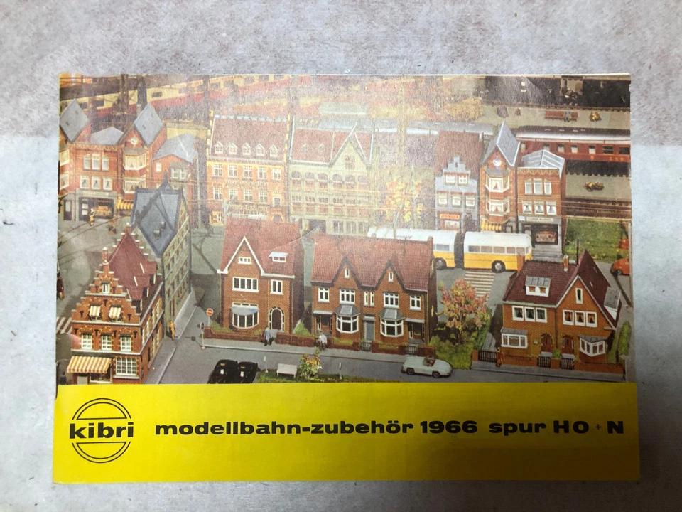 Kibri Katalog von 1966 sehr gut - Spur H0 + N - Bild 1 von 1