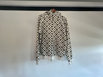 2005 Baby Milo By BAPE White Monogram Hoodie