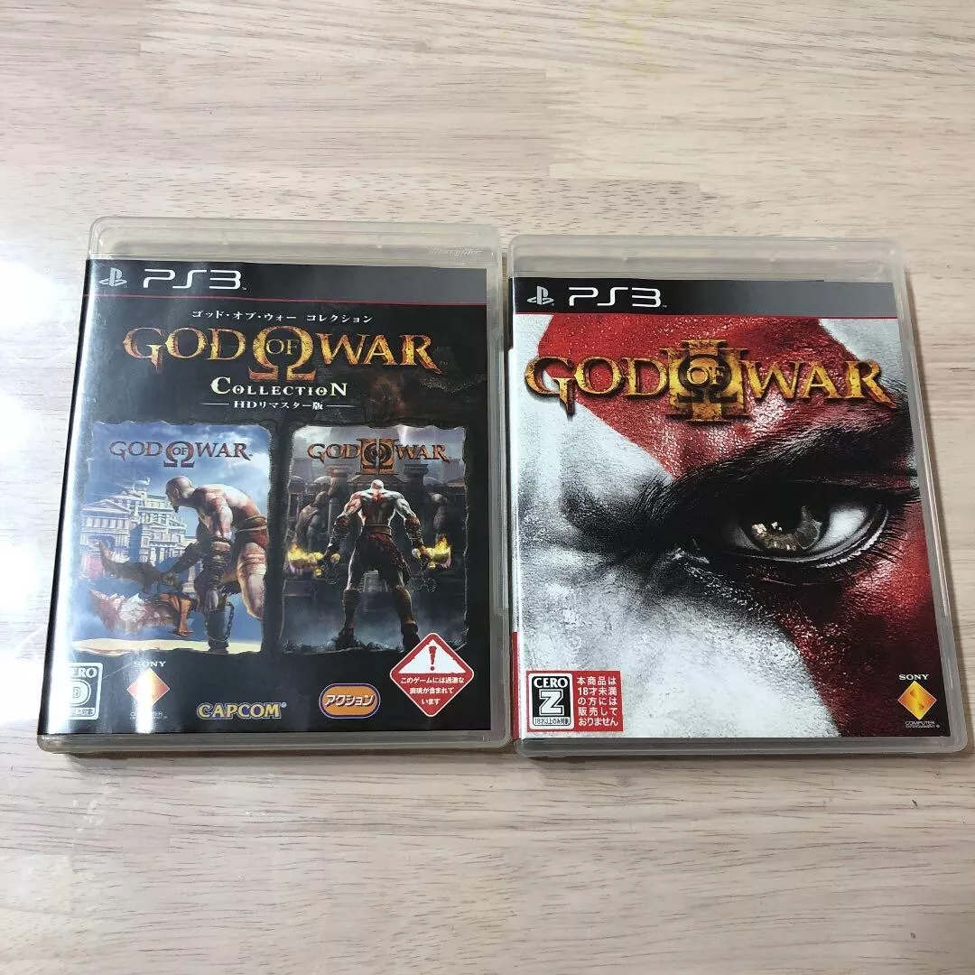 Used PS3 God of War Chains of Olympus and Ghost of Sparta HD Japanese ver.