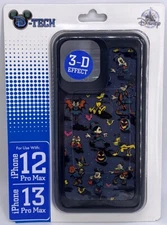 Disney Halloween Mickey Mouse Friends 3D Effect iPhone 12 13 Pro Max Phone Case