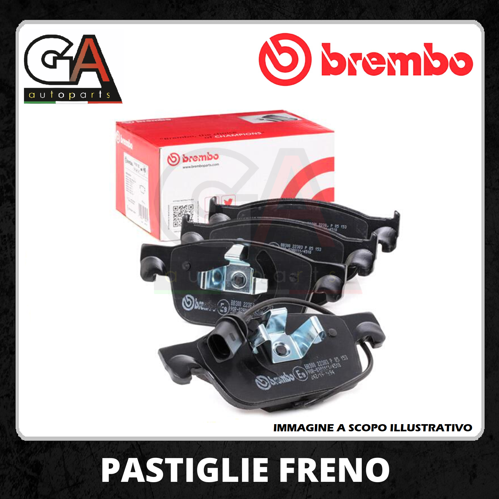 Kit Pastiglie Freno Anteriori Brembo Audi A4 A5 2.0 TDI TFSI