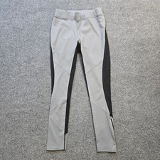 Athleta Pants Women Small Gray Leggings Skinny Zippers Stretch Athleisure Casual
