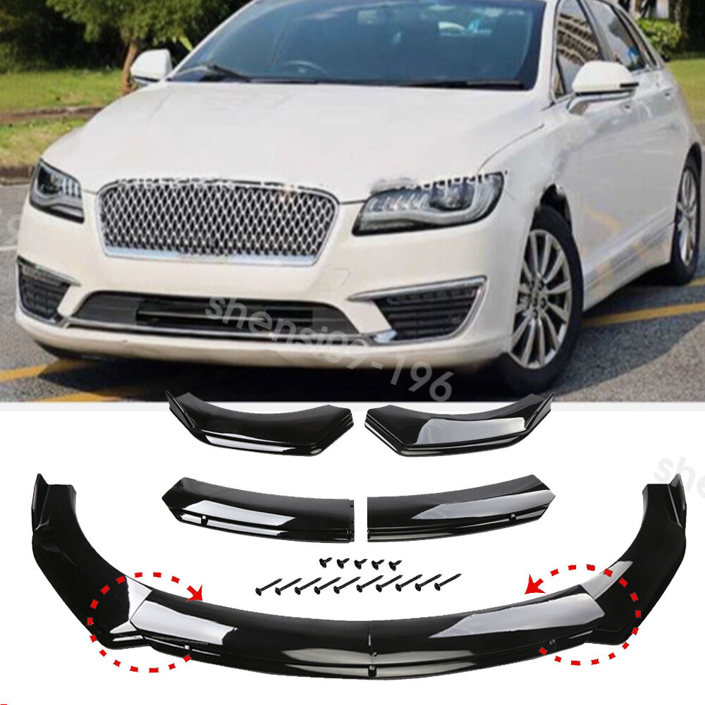 みきりん　オーダー For Lincoln MKZ 2016-2020 Front Bumper Lip Spoiler Splitter Body