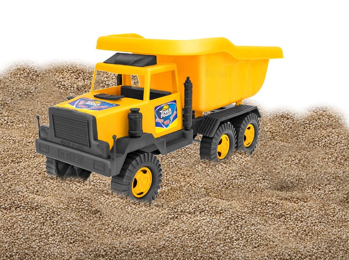 Teorema Play City – Camion Bisarca 3 In 1 Con Escavatore E Dumper, Luci E Suoni, Movimento A Frizione, Scala 1:16, Giocattolo Da Cantiere Per Bambini