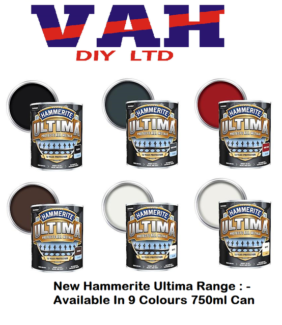 Hammerite 5362528 Ultima Metal Paint Smooth Light Grey 750ml for sale