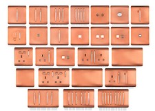 Trendi Switch Copper Designer Lightswitches, Plug Sockets, Fused Spurs, TV
